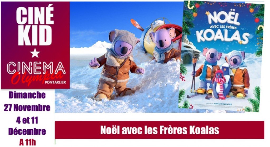 actualité Programmation Cinékid - Noël avec les Frères Koalas